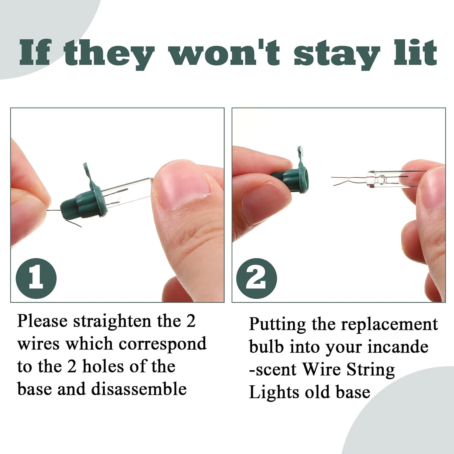 2.5 volt, 0.425 watt, 0.17 ampere incandescent mini bulbs