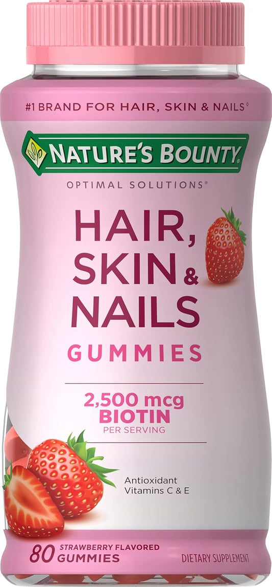 2,500 mcg of biotin per serving for hair and nail support
