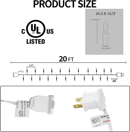 2.5v / 0.42w per bulb with built-in 3a fuse and ul safety certification