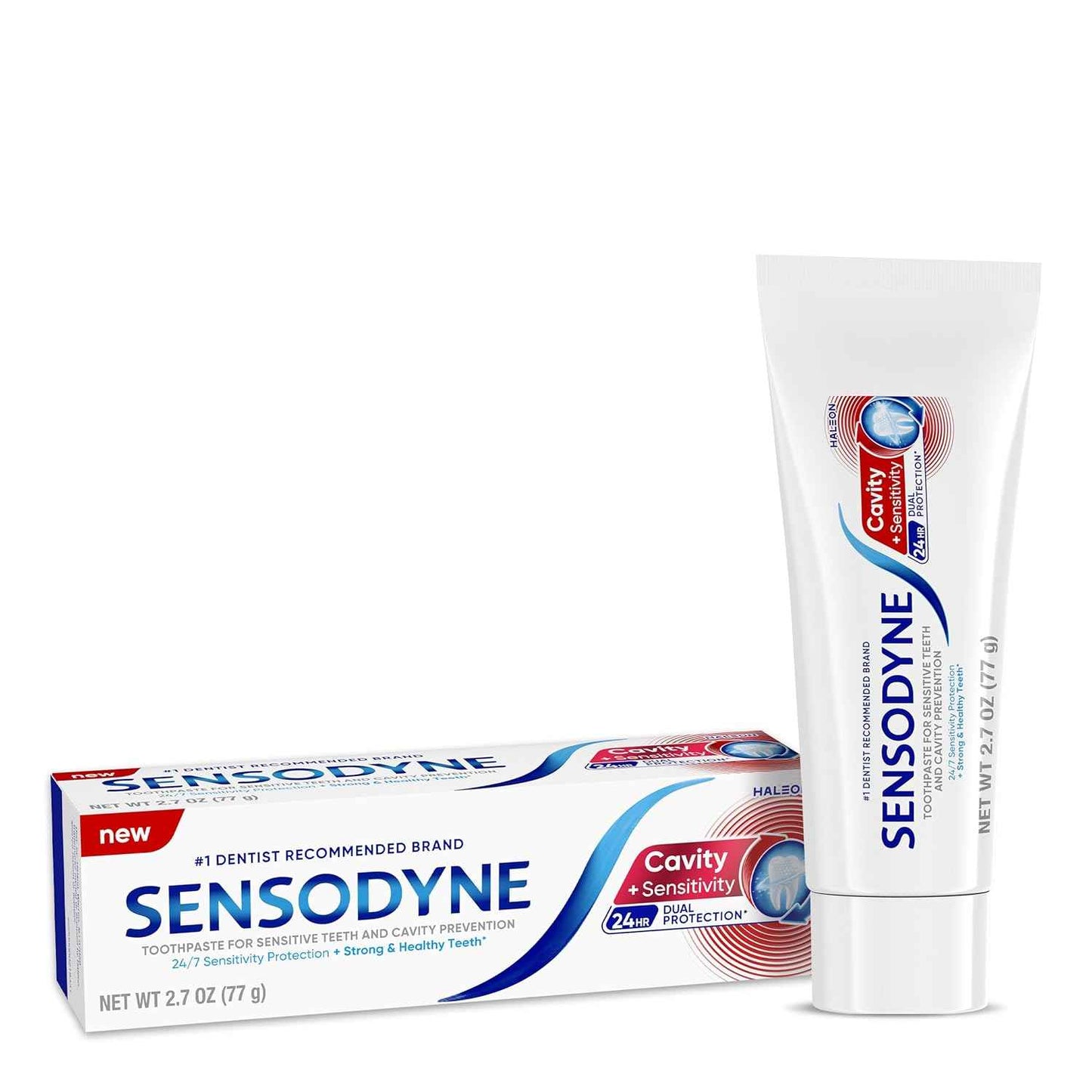Sensodyne Cavity + Sensitivity Toothpaste – Enamel Care for Adults in the Master Bath, Daily Remineralizing Routine