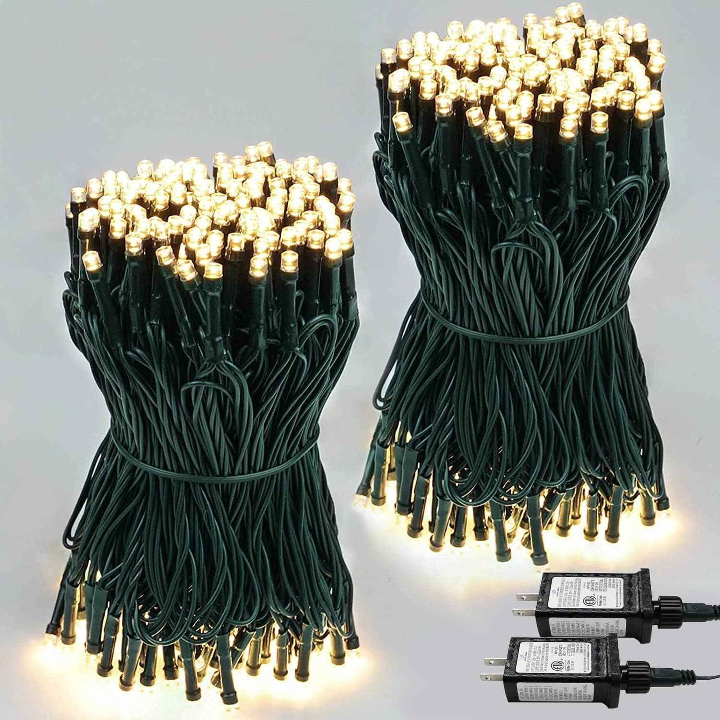 Everglow 66FT LED String Lights – Cozy Living Room Decor with Warm White Glow and 13 Lighting Modes