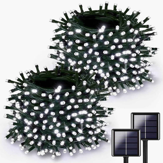 Lumify Solar String Lights 2 Pack 144FT – Thoughtful Housewarming Gift for New Homeowners and Hosts