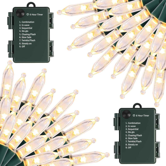 Lumicharm Battery String Lights – Child & Pet Safe LED Lights, Flameless Cool-Running Fairy Lights for Bedroom & Nursery
