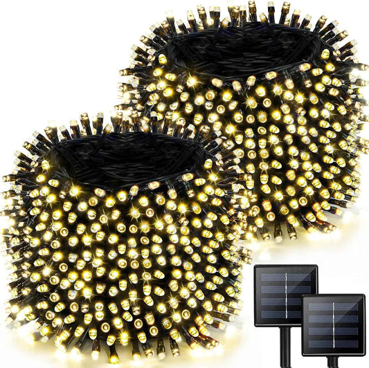 Lumivox SolarGlow – Thoughtful Housewarming Gift for Her and Him, 170 FT Solar Patio Lights