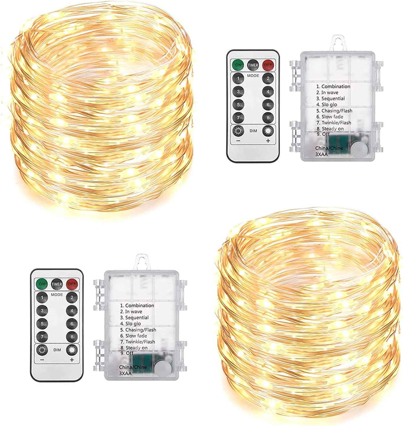 LumNest Battery Fairy Lights – Nursery Nightlight Glow, Safe Low Voltage 200 LED Set