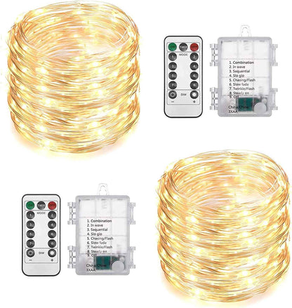 LumNest Battery Fairy Lights – Nursery Nightlight Glow, Safe Low Voltage 200 LED Set