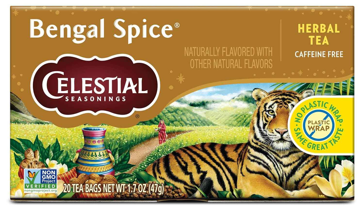Celestial Seasonings True Blueberry Herbal Tea Bags – Get Well Soon Care Package for Relatives Recovering from a Cold