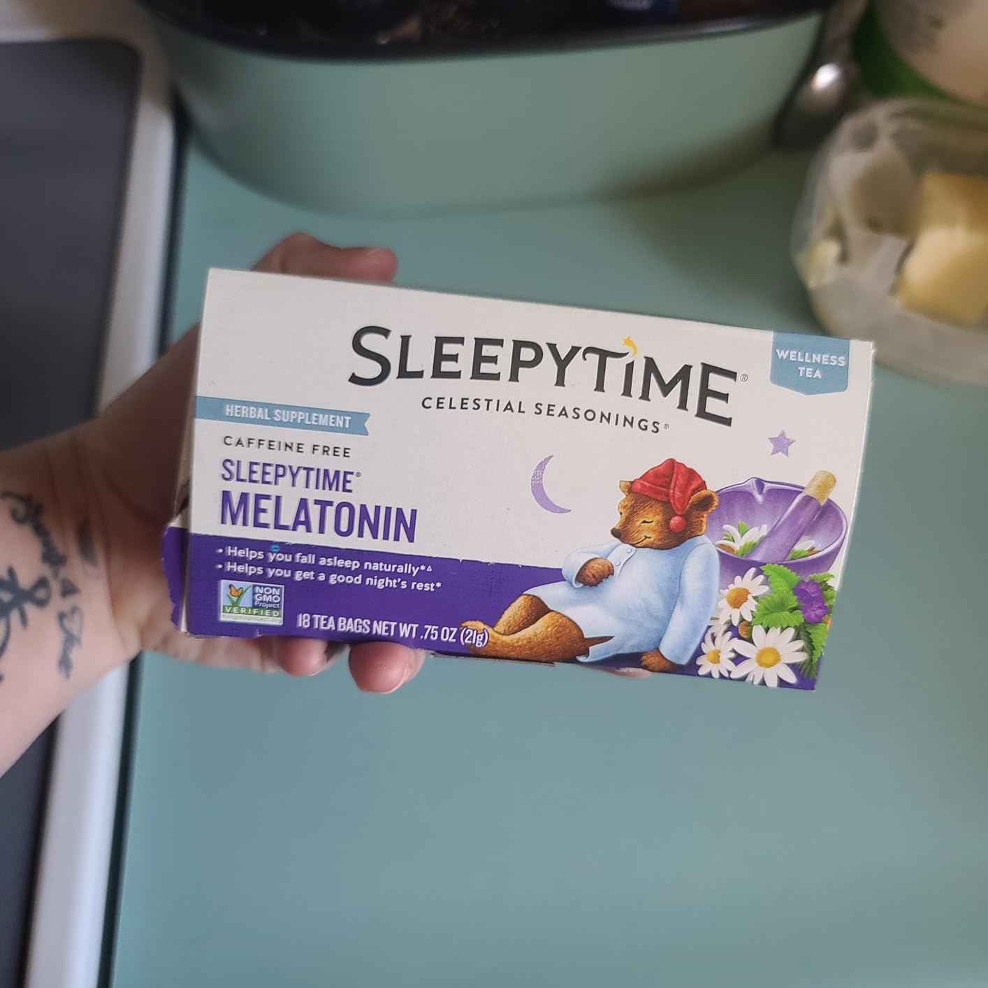 Celestial Seasonings Sleepytime Immune Herbal Tea – Simple, Stringless Tea Bags for Less Waste Living