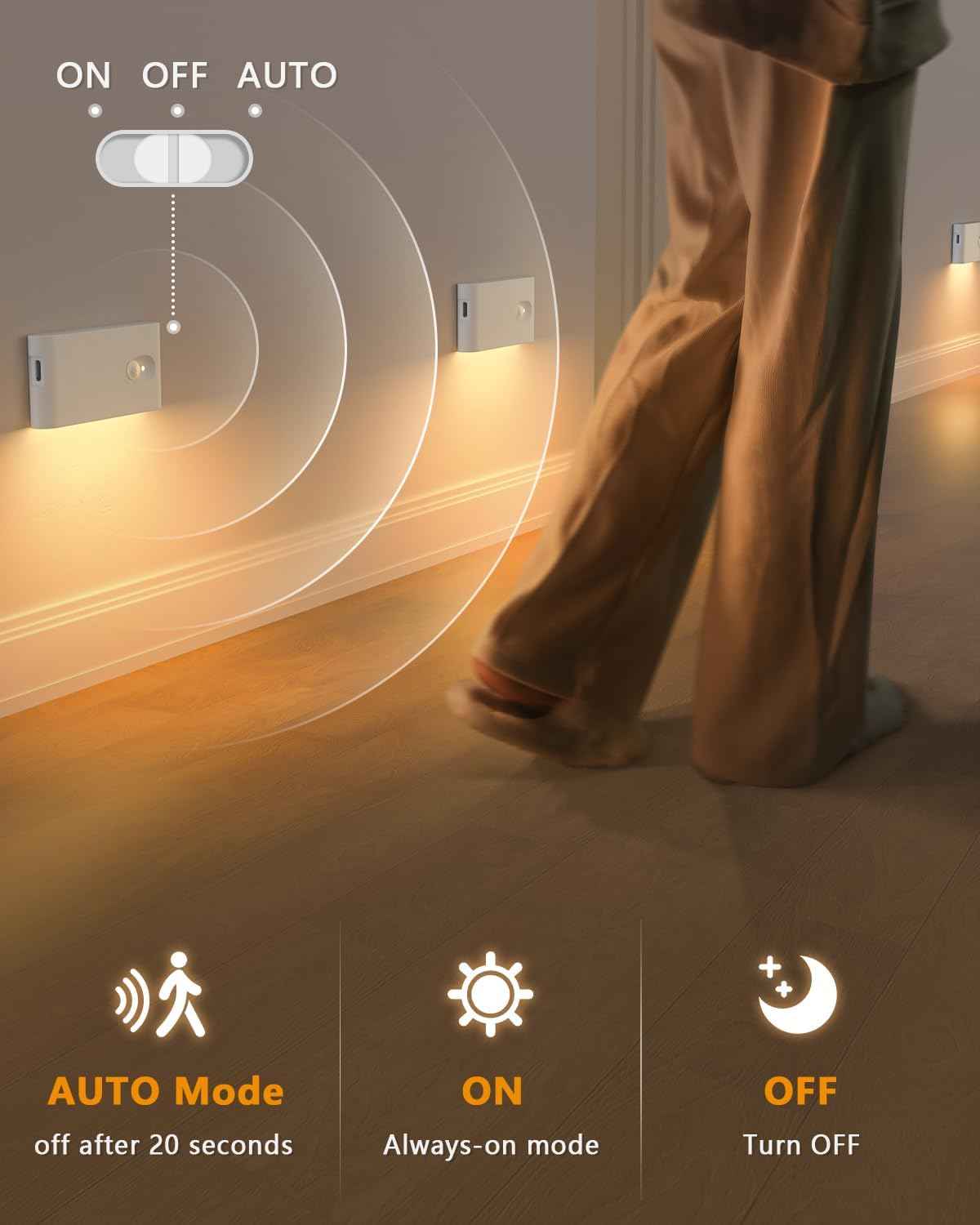 WILLED Rechargeable Night Light – Cool to the Touch Kids Room Lighting for Nursery and Bedtime