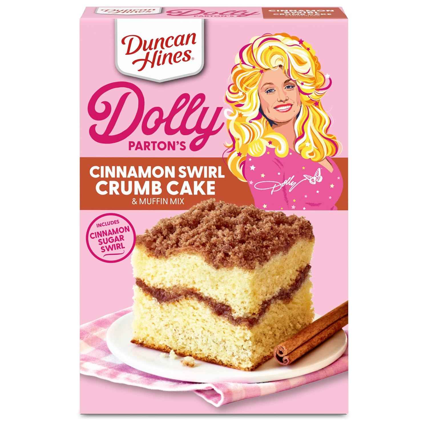Duncan Hines Dolly Parton Crumb Cake & Muffin Mix — Kid-Friendly Muffin Activity for Birthday Party Treats