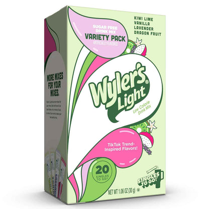 Wyler's Watertok Fun Flavors – Mindful Drinking Mix for Office Desk and Home Kitchen, Sugar-Free Singles