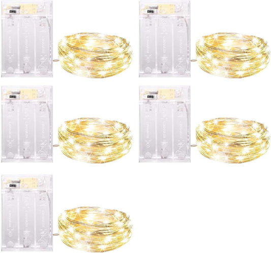 20 ultra-bright led bulbs per string with 4-inch spacing and 360-degree glow