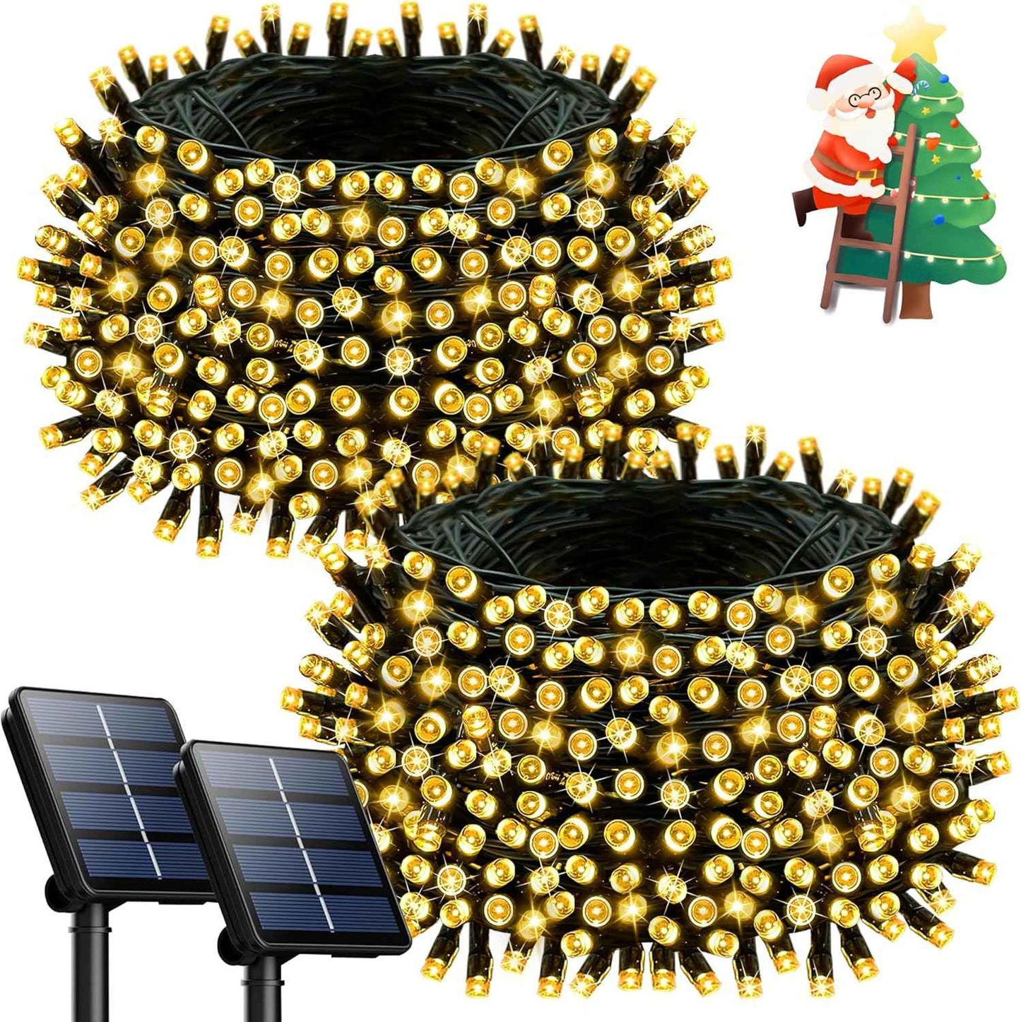 Lumify 2-Pack 200LED Solar Lights – Thoughtful Housewarming Gift for New Homeowners