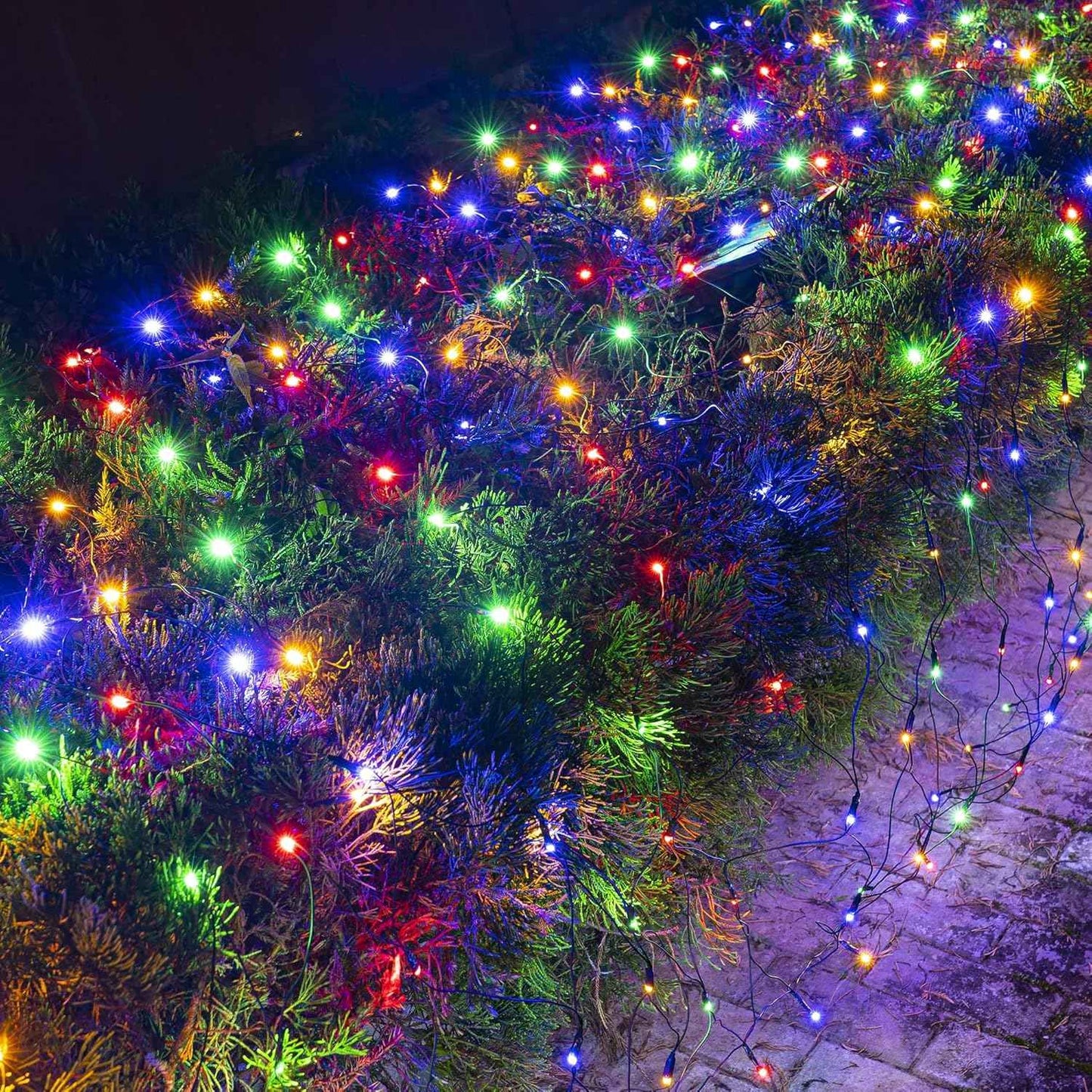 Dazzle Bright 200 LED Net Lights – Minimalist String Lights for Clean Aesthetic, Clear Wire 8 Modes
