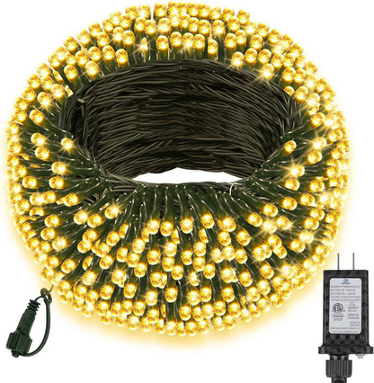 Brightown Waterproof String Lights – Patio and Backyard Holiday Lighting, 66ft Warm White