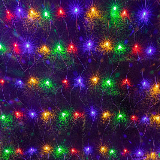 AWQ 30V Low Voltage Net Mesh Lights 200 LED UL 588 Certified for Kids Room, Nursery and Pet Safe Holiday Decor