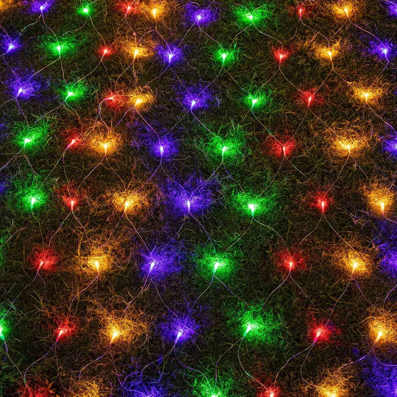 AWQ 200 LED Net Mesh Lights 9.8ft x 6.6ft UL 588 Certified 30V Low Voltage for Kids and Pets