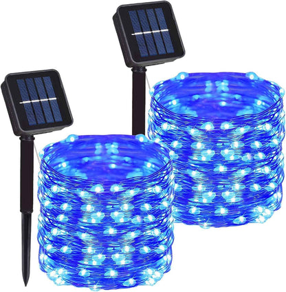 LumLove Solar String Lights – Thoughtful Birthday and Housewarming Gift for Her, 66FT 200 LED Copper Wire Fairy Lights with 8 Modes and Gift-Ready Packaging