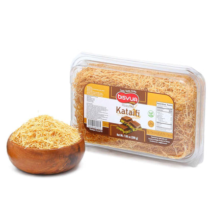 BISVUA Premium Roasted Kataifi 200g – Artisan Giftable Shredded Phyllo for Pastry Lovers & Home Dessert Makers