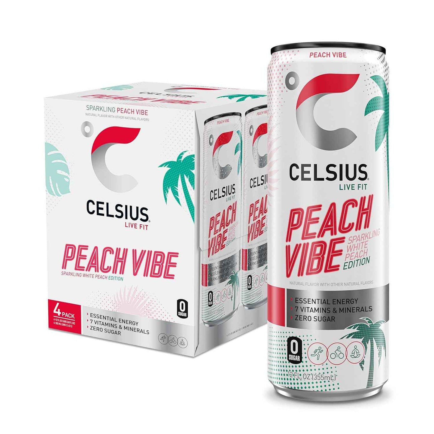 CELSIUS Essential Energy Variety Pack – Gift-Ready Stocking Stuffer for Runners, Vegans, and Coffee Quitters