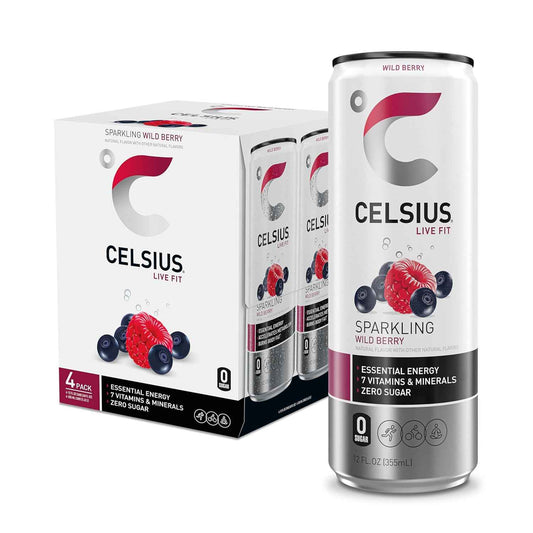 CELSIUS Assorted Flavors Functional Energy Drink Variety Pack – Clean Morning Ritual Boost for Wellness Routines