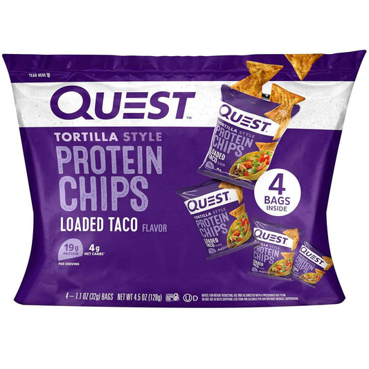 Quest Nutrition Chili Lime Tortilla Style Protein Chips – Quick Protein Boost for Home Office and Study Sessions