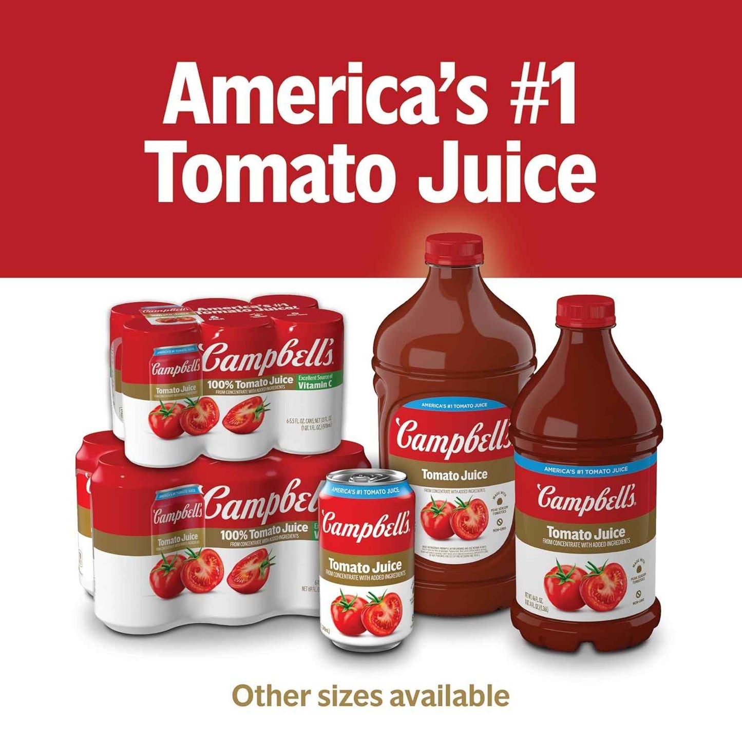 Campbell's 100% Tomato Juice – Premium Pantry Gift Set for Home Cooks and Foodie Friends