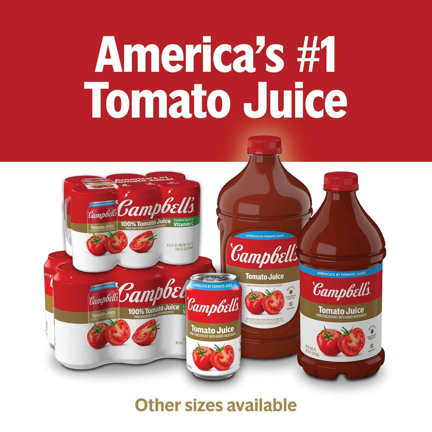 Campbell's 100% Tomato Juice – Premium Pantry Gift Set for Home Cooks and Foodie Friends