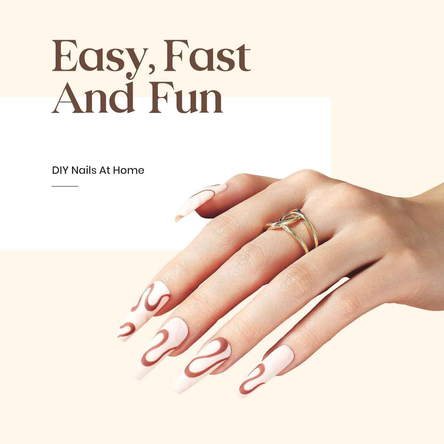Beetles 3-Minute Gel Nail Kit – Quick 10-Minute Manicure for Busy Work-from-Home Schedules