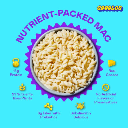 Goodles Twist My Parm Asiago and Parmesan Spirals – 5-Minute Dorm Room Meal for College Students