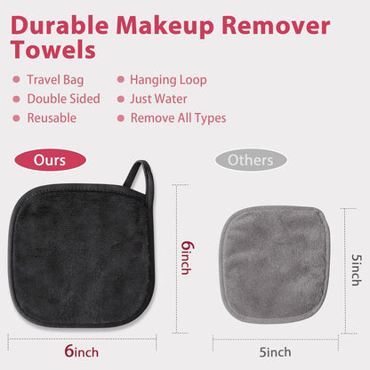 Makeup_Remover_Cloth,_6"_x_6"_Makeup_Remover_Towels_Reusable_Face_Cloth_for_Washing_Face,_Makeup_Remover_Pads_Microfiber_Face_Washcloth_with_Mesh_Bag