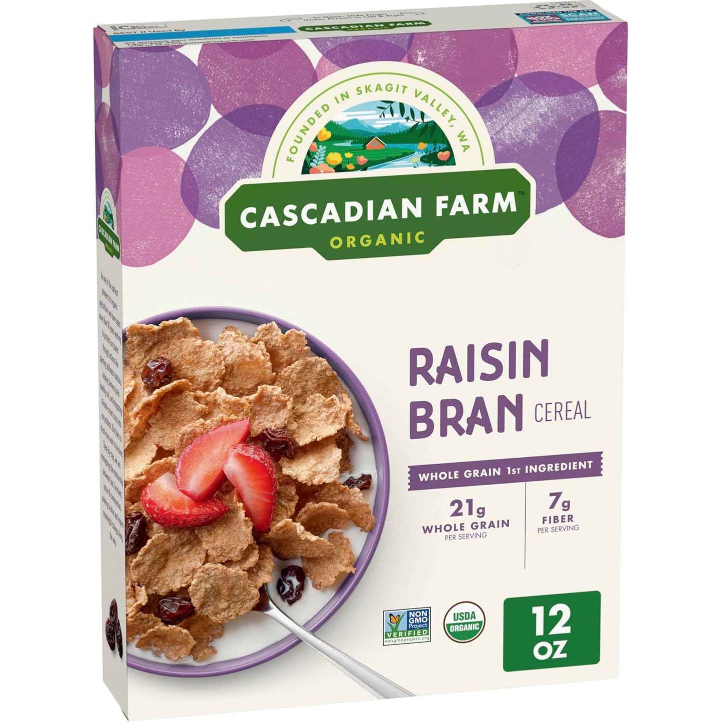 Cascadian Farm Raisin Bran Cereal – USDA Organic Whole Grain for a Heart-Healthy Daily Ritual