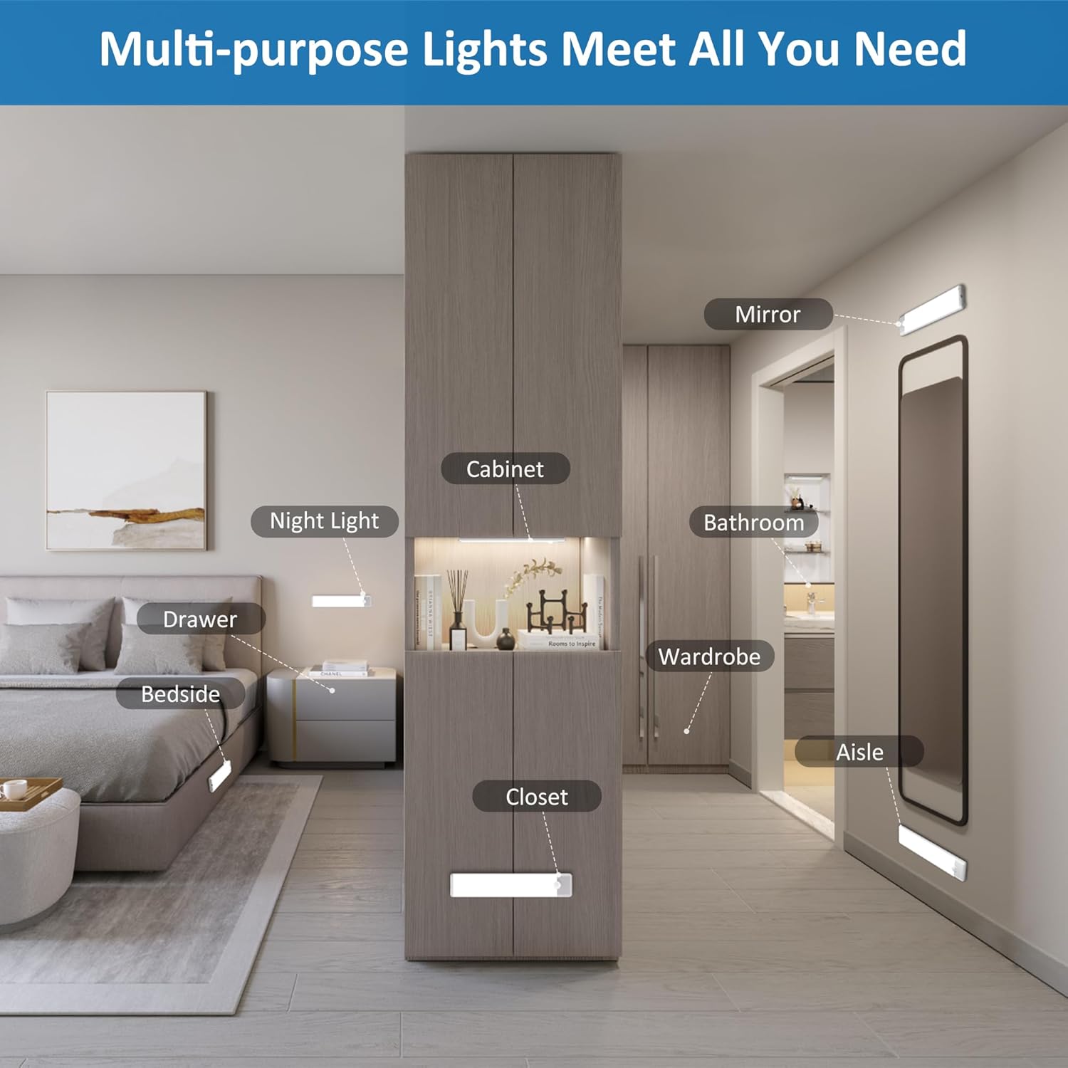 22 leds producing up to 100 lumens with dimming from 10% to 100% brightness