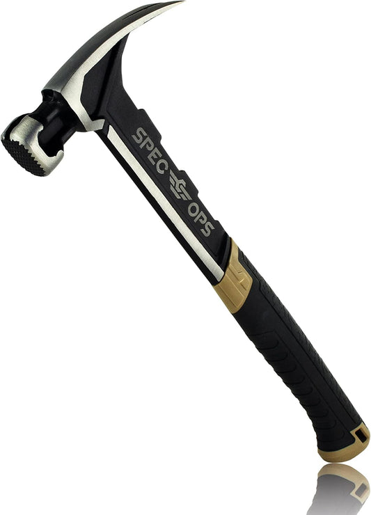 22 oz high-carbon steel head engineered 25% lighter than competitors