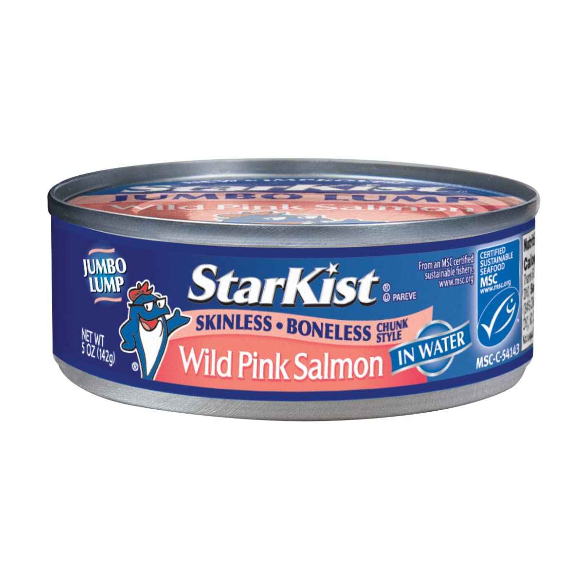 StarKist Wild Pink Salmon - Skinless, Boneless - 5 oz Can | Ready-to-Eat Office Lunch for Busy Work-From-Home Professionals