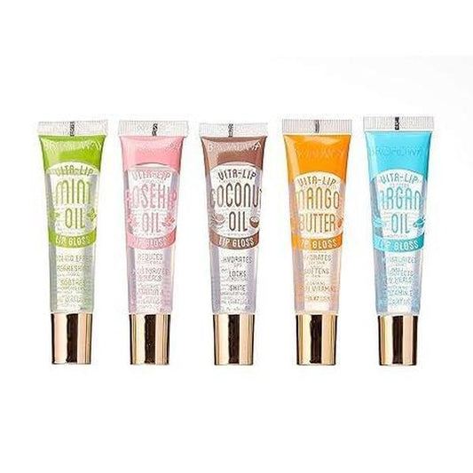 Broadway_Vita-Lip_Clear_Lip_Gloss_0.47oz/14ml_(5PCS_Mint_&_Coconut_&_Rosehip_&_Mango_Butter_&_Argan_Oil)_(5_PCS_SET)