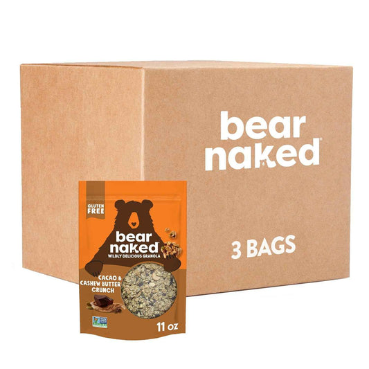 Bear Naked Cacao and Cashew Butter Crunch Granola – Thoughtful Vegan Snack Gift for Health-Conscious Friends