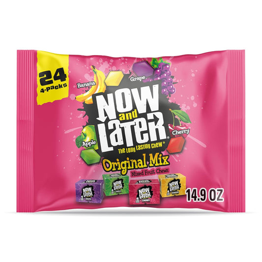 24 4-pack slugs totaling 96 individually wrapped pieces