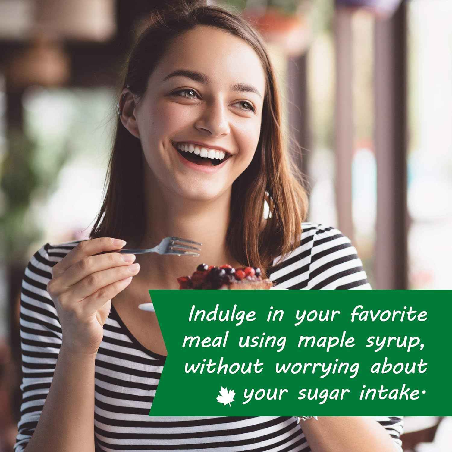 Maple Grove Farms Sugar Free Syrup, Family-Smart Pancake Topping for the Breakfast Table, 24 Ounce Pack of 2