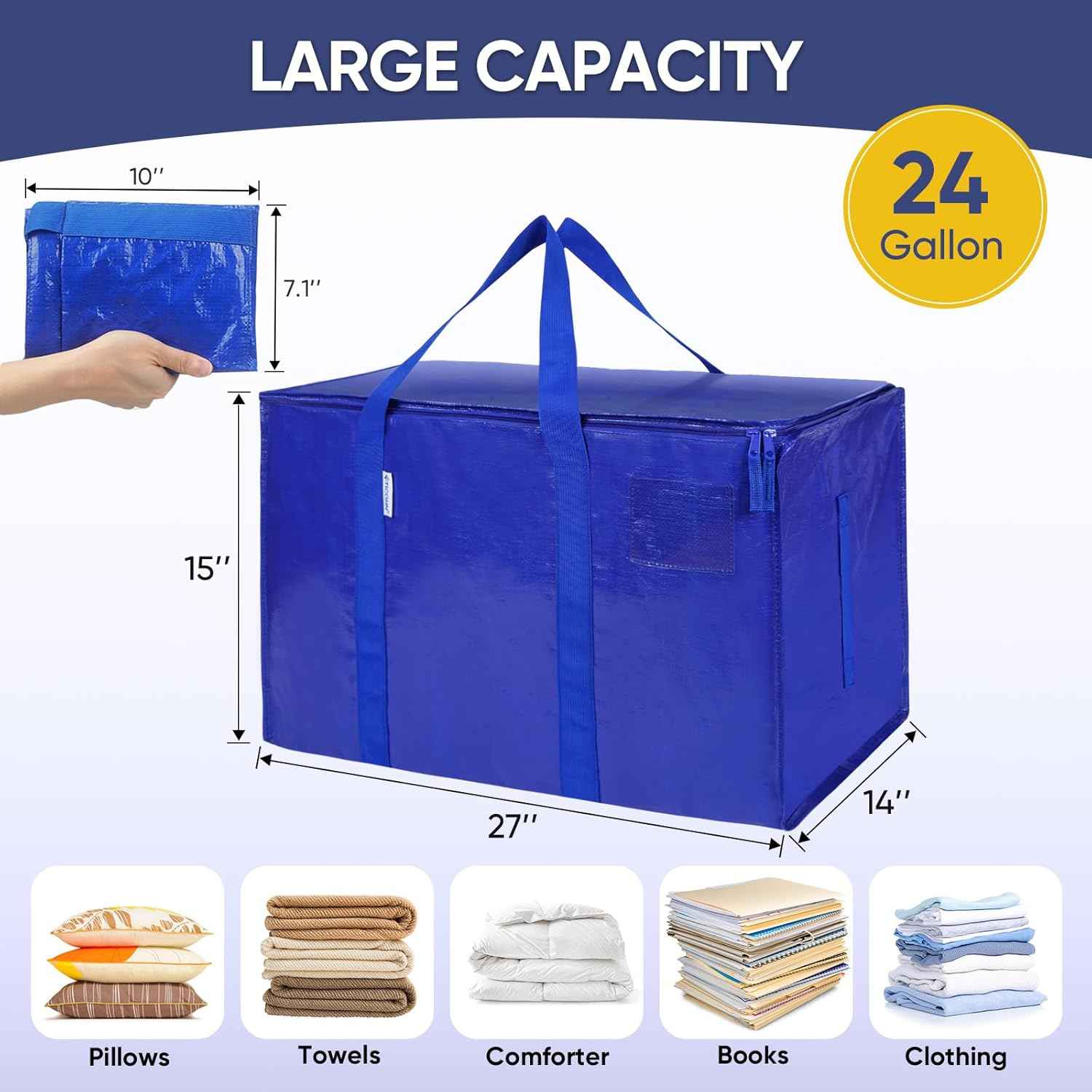 TICONN Clean-Line Moving Bags – Intentional Organization With Color-Coded Neutrals for Every Closet