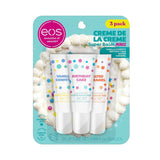 eos 24H Moisture Super Balm Minis – Crème de la Crème Holiday Stocking Stuffer for Women, 3-Pack Sensitive Skin Lip Mask