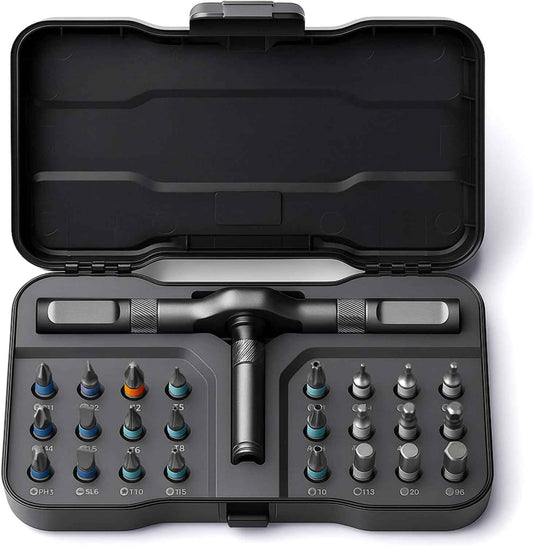 VMAN Ratchet Screwdriver Set – Trailside Bike Repair Tool, Compact Driver for Brake and Seat Adjustments