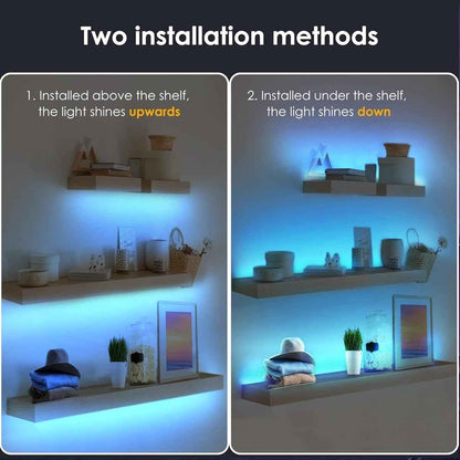 LuminGlow Battery LED Strip Lights – Low-Voltage Flameless Lighting Safe Around Kids, Pets, and Bedrooms