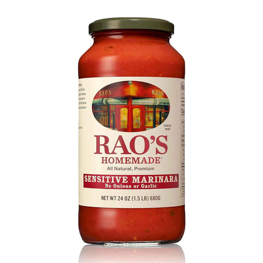 Rao's Homemade Sensitive Formula Tomato Sauce – Premium Italian Import for the Connoisseur's Pantry
