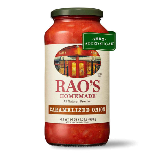 Rao's Caramelized Onion Sauce – Premium Italian Tomato Sauce for Elevated Home Dining