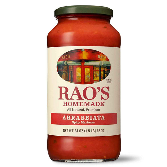 Rao's Homemade Arrabbiata Sauce – Clean-Ingredient Spicy Sauce for Keto and Low-Carb Meal Prep
