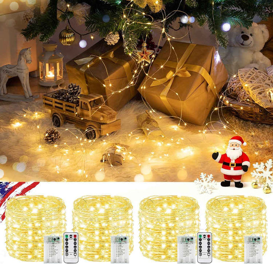 Brightown 240LED Battery Fairy Lights – Safe Nursery & Toddler Bedroom Decor with Cool-to-Touch LEDs