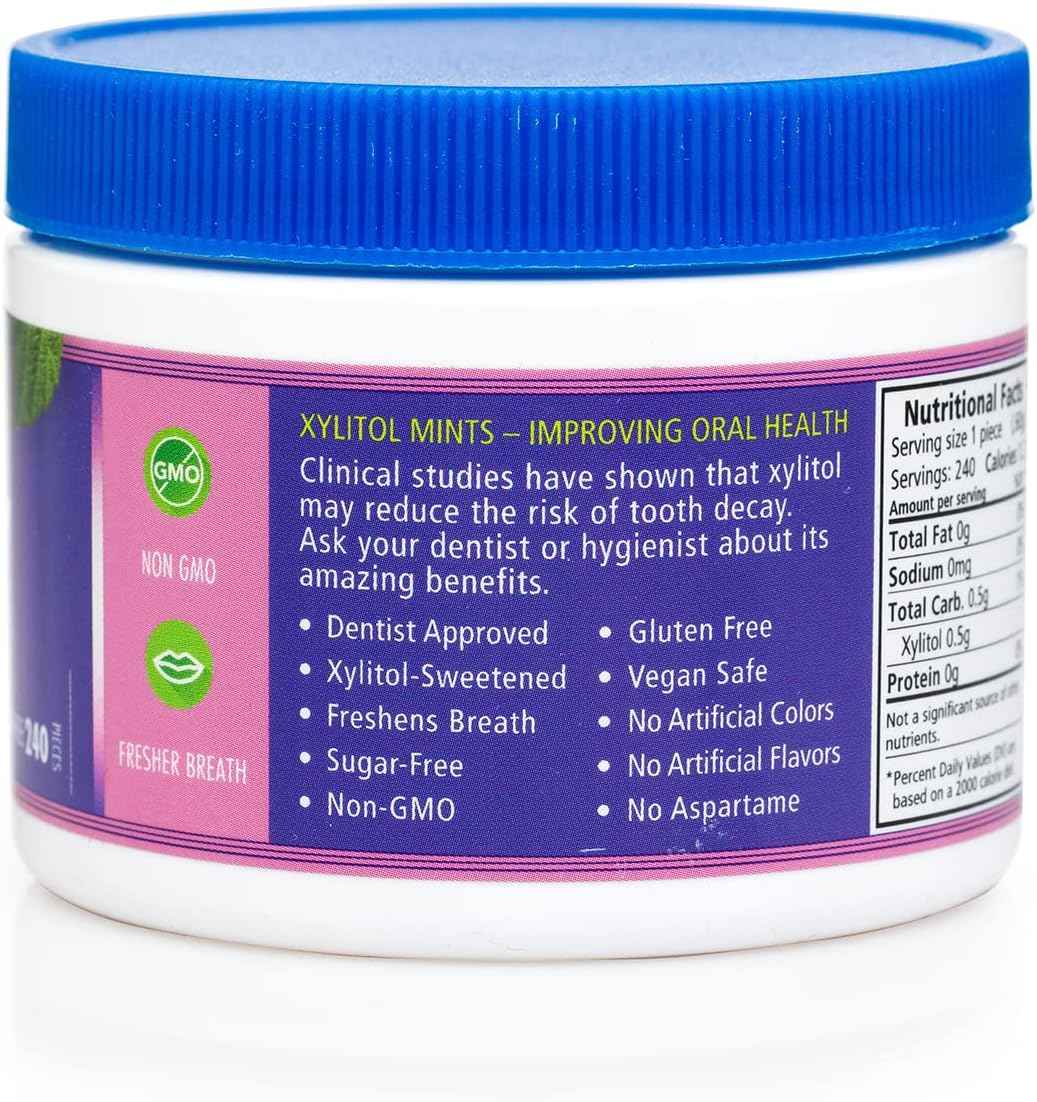Spry Berry Blast Xylitol Mints – Kid-Safe Sugar-Free Candy for School Lunchboxes, Dentist-Recommended Treat
