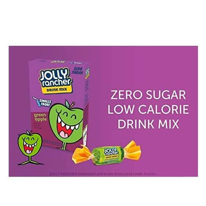 Jolly_Rancher_Singles_to_Go_-_Green_Apple,_6_Boxes_with_6_Packets_Each_-_Total_36_Servings_of_Powdered_Beverage