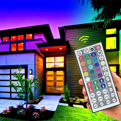 KEXU 44 Key RGB LED Strip Light Kit – Cozy Bedroom Decor Remote and Controller with 24V Power Adapter